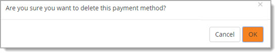 Delete this Payment Method